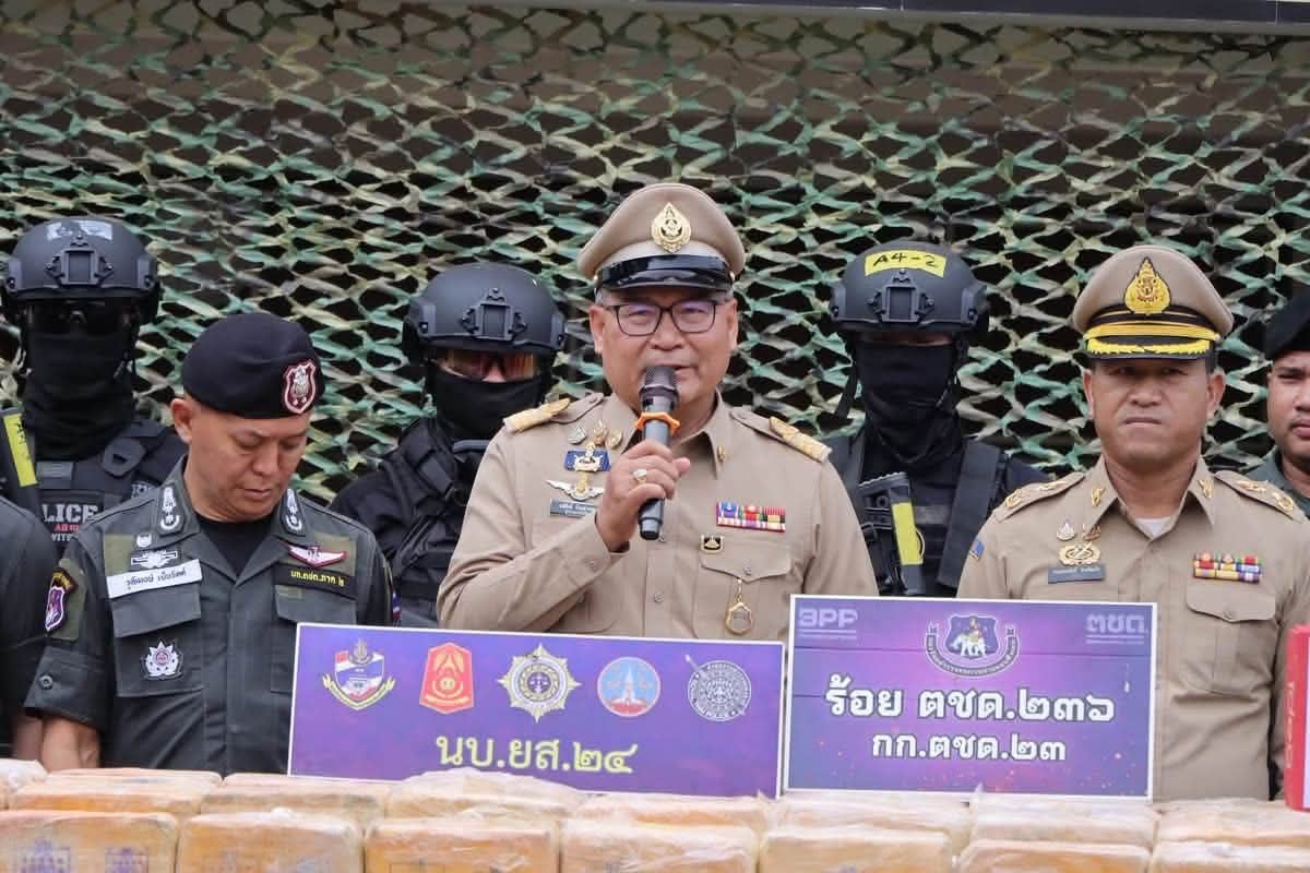 #ผู้ว่าฯนครพนม.นาย อดิศักดิ์ น้อยสุวรรณ.แถลงจับกุมยาบ้ากว่า 3 ล้านเม็ด#